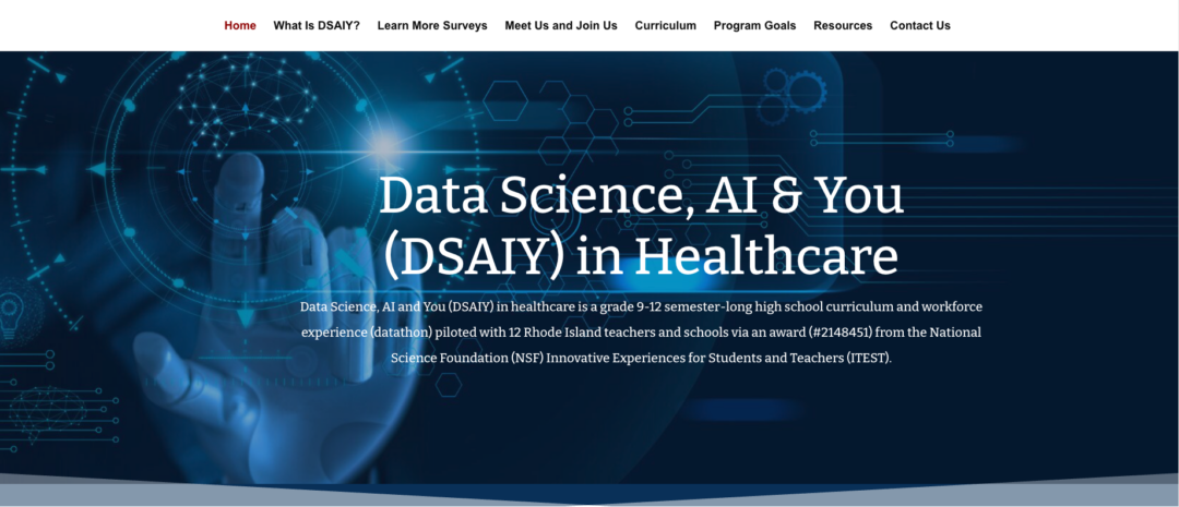 Data Science AI & You - Website Designs by Lisa